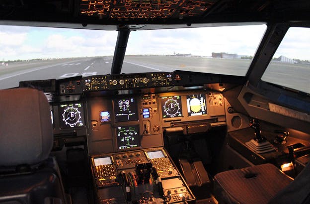 Flugzeug Simulator | einmal Pilot im Airbus A320 sein