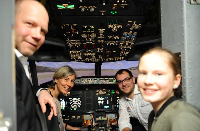 Familienerlebnis Flugsimulator | gemeinsam in der Boeing 737